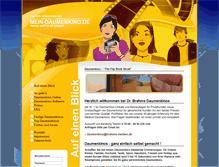 Tablet Screenshot of mein-daumenkino.de